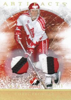 Pronger Chris UD Artifacts 12 13 Team Canada 131 Dual Patch 10 15 Nice