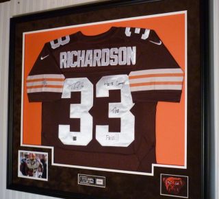  Richardson Cleveland Browns Alabama Autographed Nike Jersey
