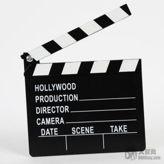New Fun Toy Hollywood Clapper Board Directors Film Slate Movie Cut
