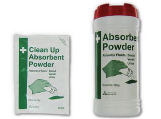 Clean Up Absorbent Powder 10gm Blood Vomit Urine