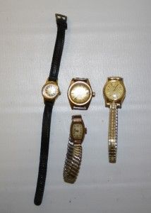 Vintage Ladies Watch Movements Claridge Systema 2 x Timex