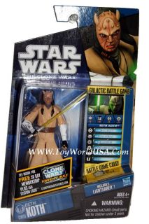 Star Wars action figure. Includes Battle Game card, die and base.