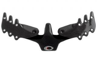 Oval A921 Stem Clamp   Double Over   Carbon
