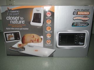 Tommee Tippee Closer to Nature Digital Video Sensor Pad Baby Monitor
