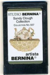 Studio Bernina Artista Card #557 for Sandy Clough Collection. I