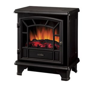classic flame offers the charm of a wood burning stove