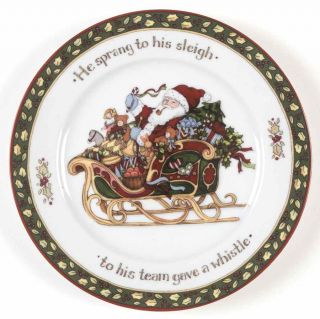 Portmeirion Christmas Story Whistle Salad Plate 4681108