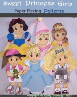 sweet princess girls paper piecing patterns jarpainting