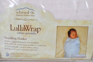 Cloud B Pointelle Cotton Lullawrap Generously Sized at 35 Square