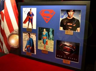  Autographs Christoper Reeve Cavill Welling Cain Routh COA