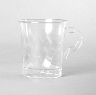 Clear Plastic Coffee Mugs Classicware 8oz 12418