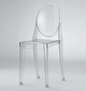 New Philipe Starck Louis Ryder Ghost Clear Side Chair