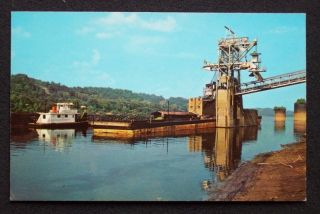 1950s Tug Barge Island Creek Coal Co Huntington WV PC