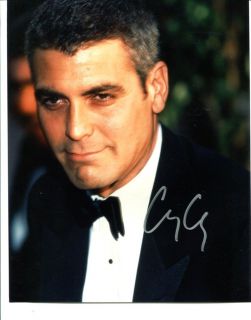  George Clooney Signed Autograph