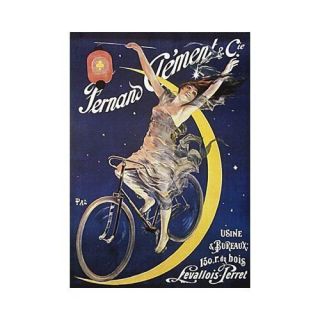 Vintage French Fernand Clement Bicycle Poster Print
