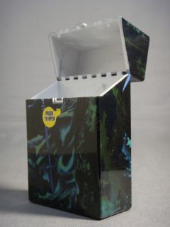 Grim Reaper Design Hard Plastic Cigarette Case New