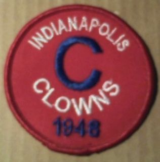 Indianapolis Clowns 1948 Negro League Patch Free SHPG Plus Other Teams