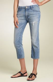 Current/Elliott Slouchy Crop Stretch Jeans