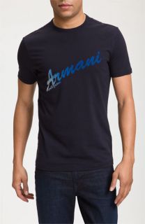 Armani Collezioni Logo Graphic Print T Shirt