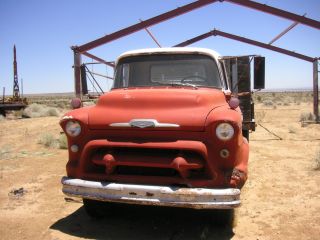 1956 COE Chevy Flat Bed Dump Truck