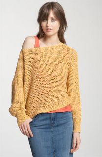 Free People Slouchy Open Knit Cropped Sweater