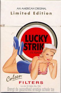 Zippo Lucky Strike Pin Up Limited Edition of 55 Coleen