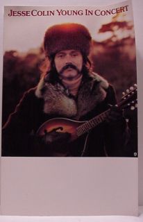 Jesse Colin Young Concert Poster 1970s Youngbloods