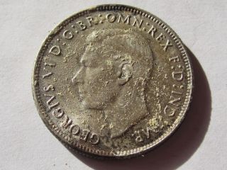 1944 One Florin Silver Coin Australia