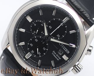 Citizen Eco Drive Chrono Super Titanium Sapphire Watch