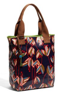 Fossil Key Per Printed Coated Canvas Tote