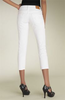 True Religion Brand Jeans Kate Crop Stretch Jeans (Rinse Optic White)