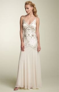 Sue Wong Beaded Lace Gown