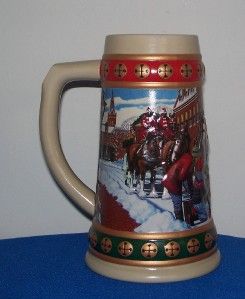Budweiser Holiday Stein Collection Hometown Holiday 93
