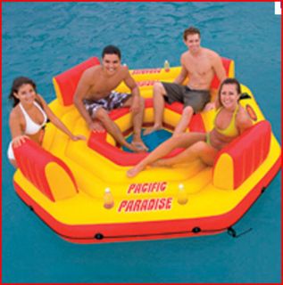 New Inflatable Beach River Floating Swimming Pool Party Island Raft