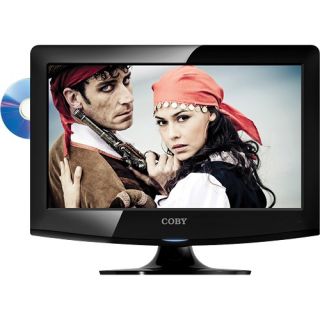 Coby 15 15 inch Widescreen LED HDTV w Built in DVD Player