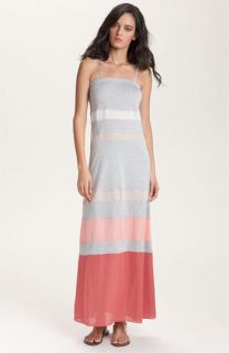 Haute Hippie Colorblock Stripe Maxi Dress