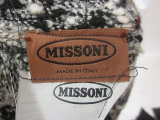 Missoni Orange Label Multicolor Striped Jacket Coat 44