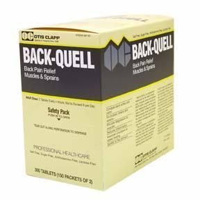 Otis Clapp Back Quell Pain Reliever 150 x 2 New in Box