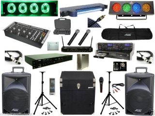 Karaoke System DJ Professional Sound System PA Club Bar Laptop Ready