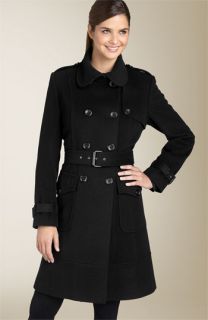 DKNY Wool Blend Trench Coat