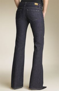 Paige Hollywood Hills Bootcut Stretch Jeans (Dark Resin Wash)