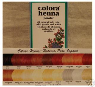 Colora Silver Fox Henna Creme 59ml 100 Organic Colour