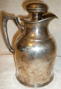  Ritz Carlton Boston Silver Coffee Carafe Made by Stanley Insulating