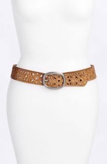 Fossil Perforated Leather Belt