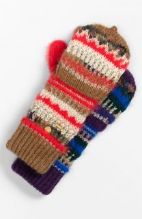 Juicy Couture Pop Top Mixed Yarn Mittens
