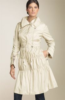 Laundry by Shelli Segal Long Tiered Anorak