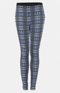 Topshop Plaid Leggings