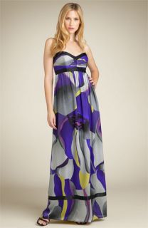 Laundry by Design Strapless Printed Gown