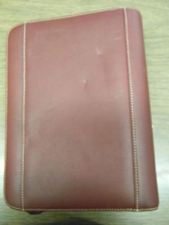Classic 2 Maroon Leather Franklin Planner