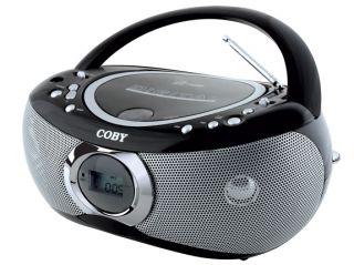 New Coby MPCD455 Portable  CD Player with Am FM Radio